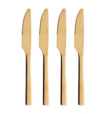 Raw Cutlery Kniv 4-pack Presentask Guld