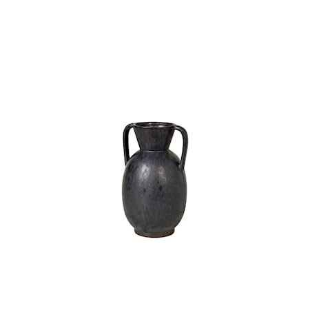Broste Copenhagen Simi Vase 19×29 cm Keramik Sort