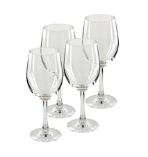 Pure & Simple White Wine Glass 4-pack Clear