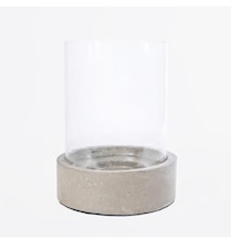 Stormlykta 18x24 cm Cement/Glas