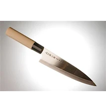 Couteau de chef Houcho avec manche en bois de magnolia 17 cm