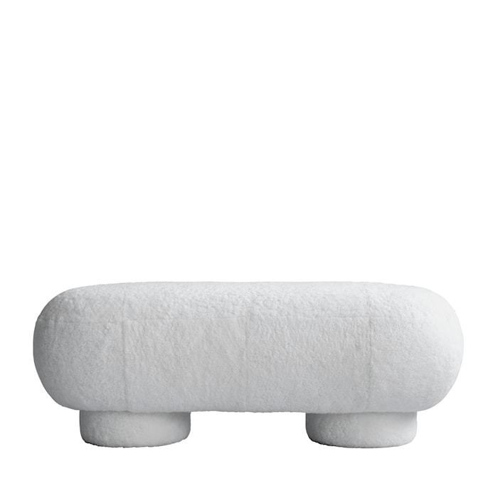 Big Foot Bench Fårkinn