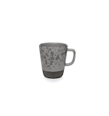 Raw Mug Handle 30cl Grey of mixed shades