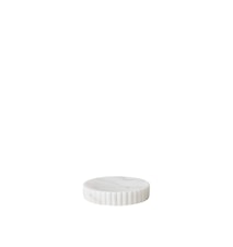 Platon Fat 12 cm Marmor Vit