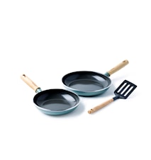 Mayflower set 2 frying pans + spatula