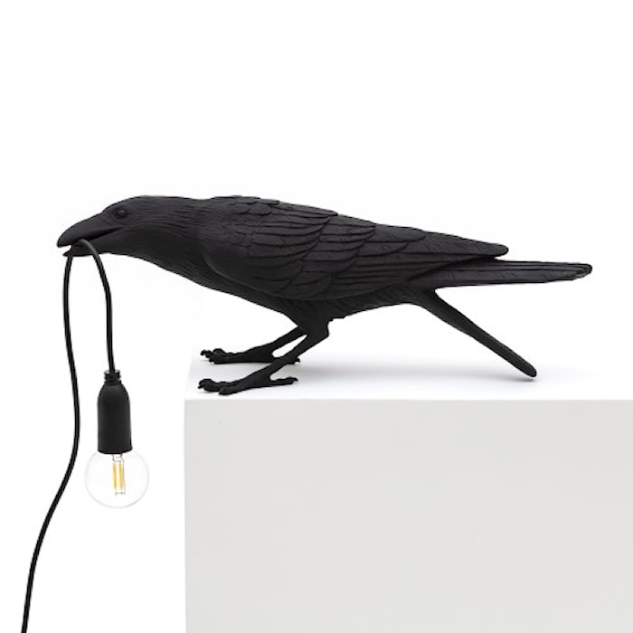 Vogellampe Playing schwarz