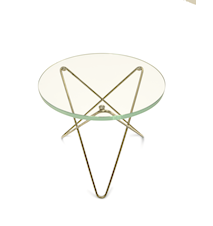 Mini O-table glass sidobord