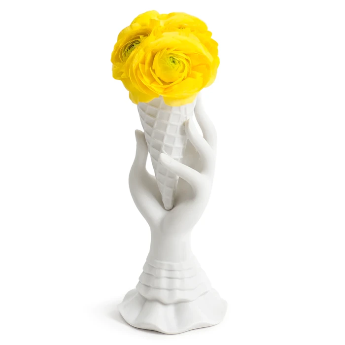 I-Scream Vase 18 cm Hvit
