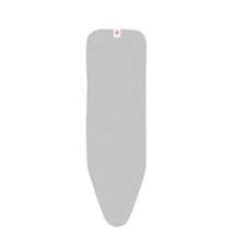 Överdrag Stl B Silikon 124x38 cm Silver