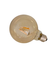 Glödlampa LED dimbar E27 Ø9,5 cm