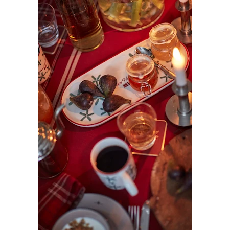 Happy Holidays Mugg Vit/Grön/Röd
