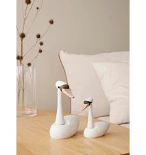 The Swan Trädekoration Ek 19 cm Vit