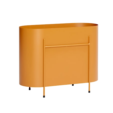 Hübsch Oblong Blombord 60×47 cm Metall Orange