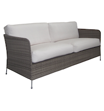 Orion 3-seter sofa - Teak grå, inklusive puter