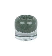 Leah Ljuslykta Ø7,5x7,5 cm Glas Mossgrön