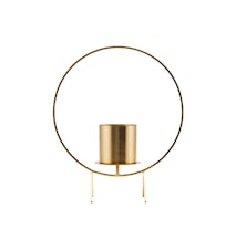 Candle Holder Circle Brass 40 cm