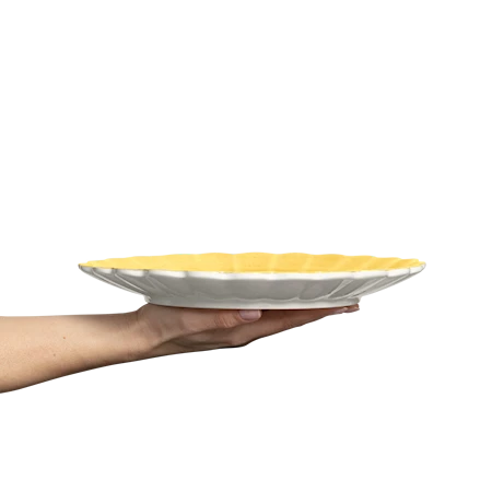 Oyster Lautanen Keltainen 28 cm