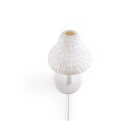 Mushroom Vägglampa LED 18x29 cm Vit