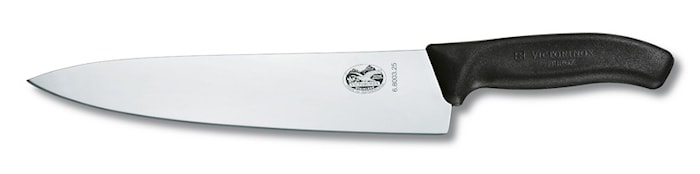Kockkniv, 25 cm, svart, SwissClassic i presentask
