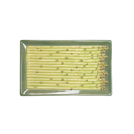 Plate Asparagus Green