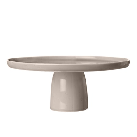 Kagefad Ø 27x11,5 cm Porcelæn Sand