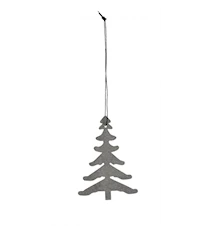 Joulukuusenkoriste Tree Harmaa/Hopea