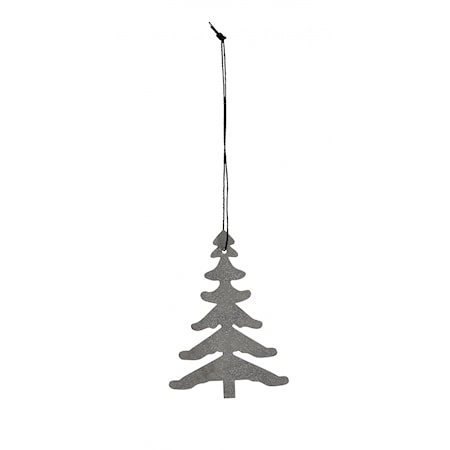 Nordal Julgransprydnad Tree Grå/Silver