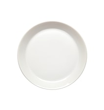 HK Assiette 20 cm med kant hvid blank