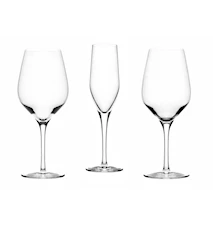 Glass tableware 4x3 parts