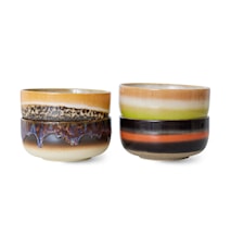 70s ceramics Skål 40 cl 4-pack Humus