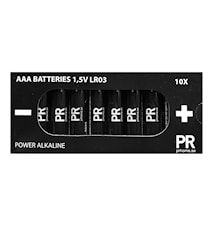 Batteri 10pack Power Alkaline AAA