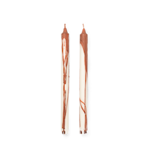 Dryp Candles Ljus Set om 2 Rust