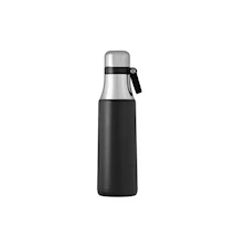 Vattenflaska 0,5 L Stål/Svart
