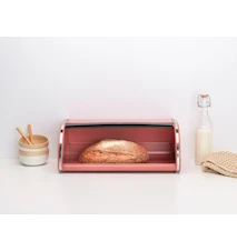 Roll Top Brødboks stor Terracotta Pink