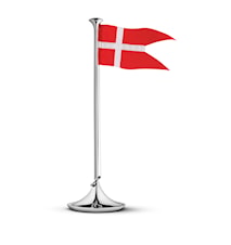 Födelsedagsflagga Danmark 39cm Rostfritt Stål