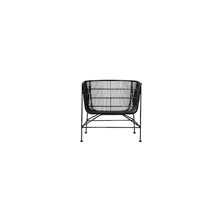 Stol Coon 70×70 cm – Sort