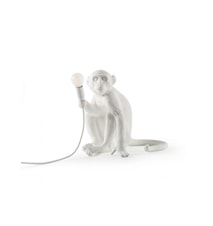 Monkey Koristevalaisin Ulos 34 x 32 cm Valkoinen