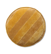 Striped Velvet Istuintyyny Pyöreä ochre/Gold 60 cm