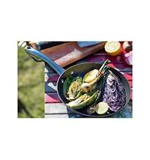 Stekepanne Lett støpejern 20 cm med Honeycomb-mønster Non-stick