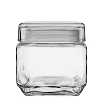 Glasburk Fyrkantig 0,8 liter 11x11,5 cm Glas Klar