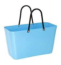 Väska Stor Green Plastic Ljusblå