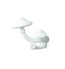 Mushroom Hängare/Krok 17,5x16 cm Vit