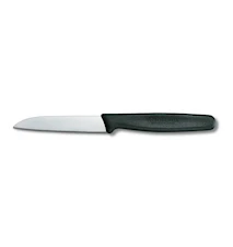 Skrællekniv, 8 cm, sort nylonhåndtag