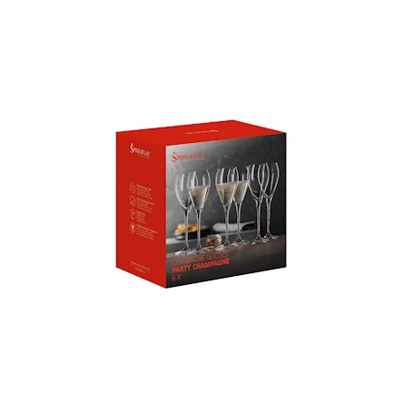 Champagne Special Glasses 6-pack