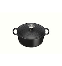 Rund Gryta 24 cm Matte Black