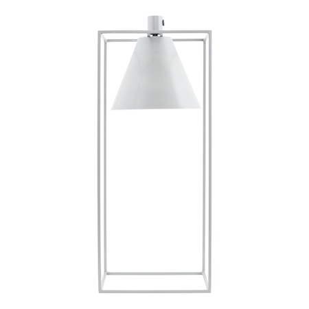 Bordslampa Kubix 18x18cm Grå/vit