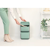 Sort & Go Stapelbart Sorteringskärl Jadegrön