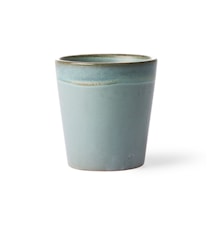 Mug 70's céramique bleu 20 cl