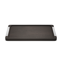 Bernadotte Tray Wood and Stainless Steel