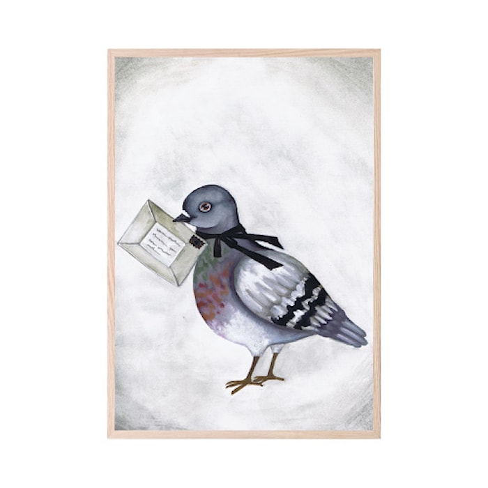 Poster Love Dove Letter 30x40cm